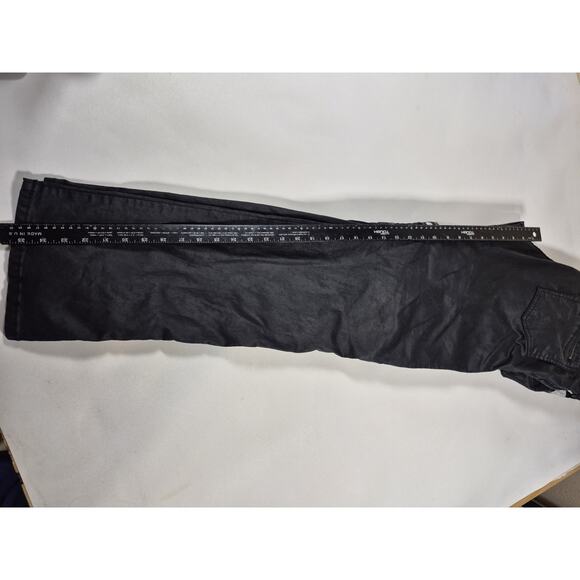 Robin's Jeans The Show Motorcycle W42 L35 Men Black White Coated Slim - Picture 10 of 10